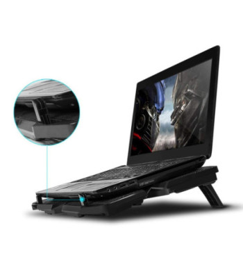 Marvo laptop kølerstand. Sort/rød