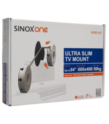 Sinox One TV ultra slim vægbeslag. 19"-84"