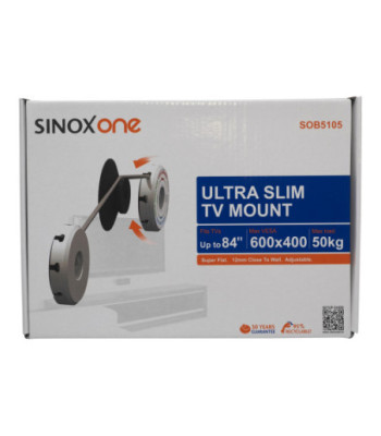 Sinox One TV ultra slim vægbeslag. 19"-84"
