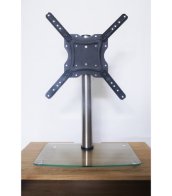 Sinox StandView TV bordstand med drejbar top. 26"-55". Alu finish