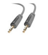 Sinox 3,5mm mini jack kabel. 0,5m. Grå/sort