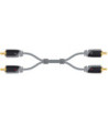 Sinox Phono kabel. 10m. Grå/sort