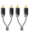 Sinox Phono kabel. 10m. Grå/sort