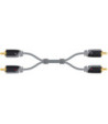 Sinox Phono kabel. 10m. Grå/sort