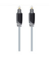 Sinox optisk kabel. 10m. Grå/sort