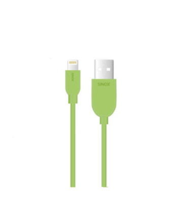 Sinox iMedia Lightning kabel m/original Apple chip. 1m. Grøn