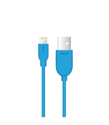Sinox iMedia Lightning kabel m/original Apple chip. 2m. Blå
