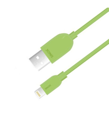 Sinox iMedia Lightning kabel m/original Apple chip. 2m. Grøn