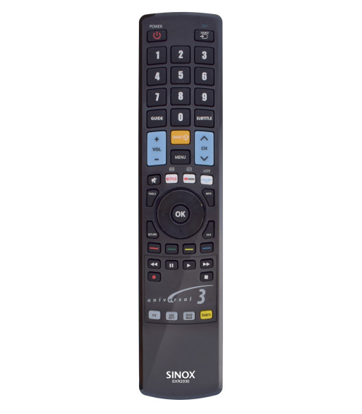 Sinox Fjernbetjening 3-i-1