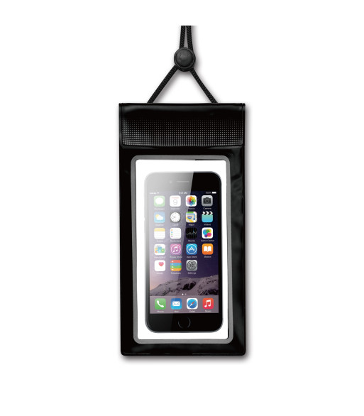 Sinox vandafvisende taske med rem til smartphones. Sort Sinox vandafvisende taske med rem til smartphones. Sort