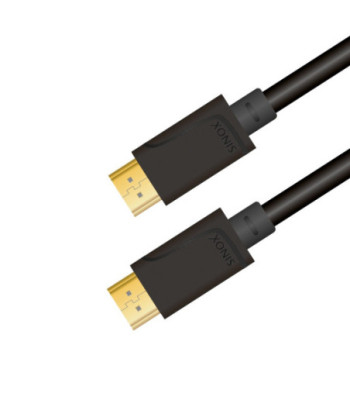 Sinox HDMI kabel 4K60Hz+E. 10m. Sort