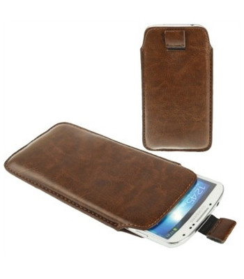 ITSKINS SLEEVE læder lomme XL. Brun