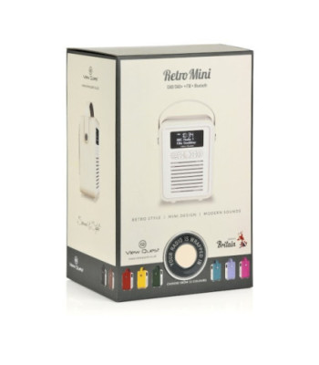 VQ Retro Mini radio. Cream
