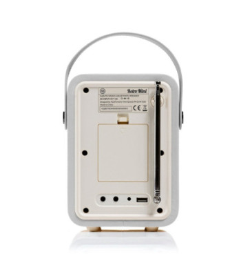 VQ Retro Mini radio. Lys Grå