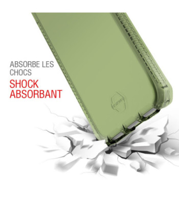 ITSKINS SPECTRUM CLEAR cover til iPhone 8 / 7 / 6s / 6®. Olivengrøn