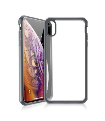 ITSKINS HYBRID FROST cover til iPhone XS / X®. Sort og gennemsigtig