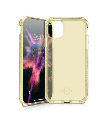 ITSKINS SPECTRUM CLEAR cover til iPhone 11 Pro / XS / X®. Lys gul