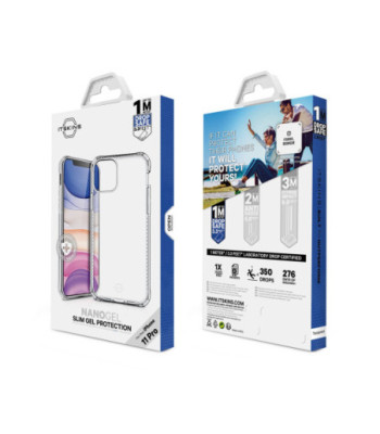 ITSKINS NANO GEL cover til iPhone 11 Pro / XS / X®. Gennemsigtig
