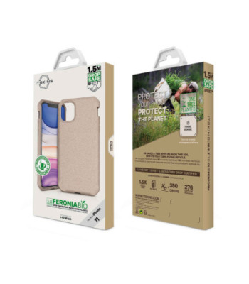 ITSKINS FERONIABIO cover til iPhone 11 / XR®. Natur