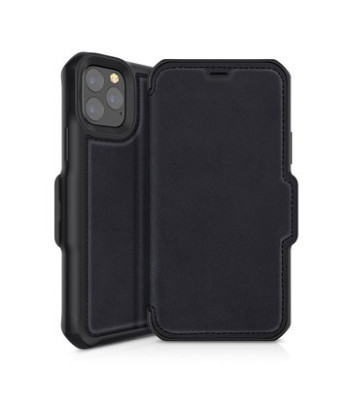 ITSKINS HYBRID FOLIO cover til iPhone 11 Max / XS Max®. Sort med genanvendt læder