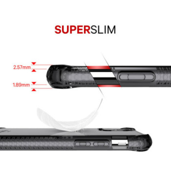 ITSKINS SPECTRUM CLEAR cover til iPhone 11 Pro Max / XS Max®. Sort
