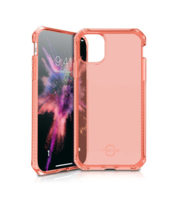 ITSKINS SPECTRUM CLEAR cover til iPhone 11 Pro Max / XS Max®. Koralrød