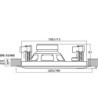 HiFi indbygningshøjttaler - SPE-15/WS MONACOR