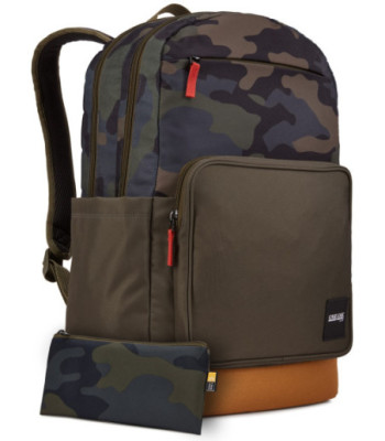 Case Logic School Backpack with Pencil Case 26L. Oliven camouflage