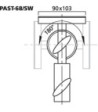 Stativadapter - PAST-68/SW Monacor
