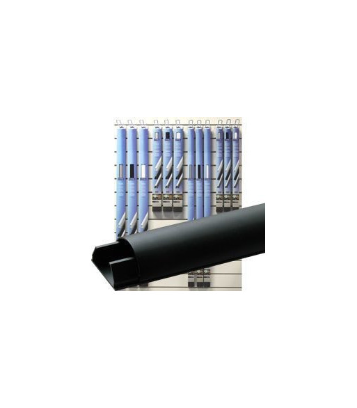 Cavus kabelskinne aluminium. Sort Cavus kabelskinne aluminium. Sort