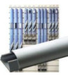 Cavus kabelskinne aluminium. Sølv