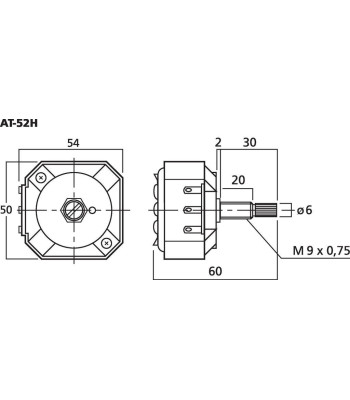 L-pad mono - AT-52H MONACOR