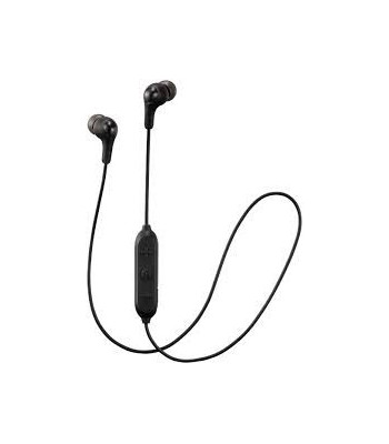 JVC trådløse in-ear høretelefoner med fjernbetjening og mikrofon. Sort