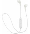 JVC trådløse in-ear høretelefoner med fjernbetjening og mikrofon. Hvid