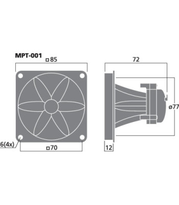 Piezohorn - MPT-001 MONACOR