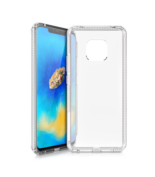 ITSKINS HYBRID FROST cover til Huawei Mate 20 Pro®. Gennemsigtig ITSKINS HYBRID FROST cover til Huawei Mate 20 Pro®. Gennemsigtig