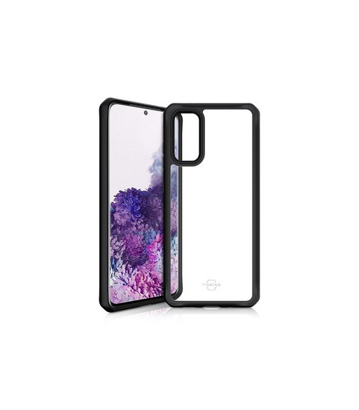 ITSKINS HYBRID SOLID cover til Samsung Galaxy S20 4G / 5G®. Sort og gennemsigtig ITSKINS HYBRID SOLID cover til Samsung Galaxy S20 4G / 5G®. Sort og gennemsigtig