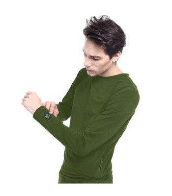 Glovii opvarmet bluse XL. Grøn