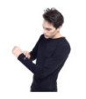 Glovii opvarmet bluse M. Sort