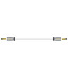 Sinox SHD mini jack kabel. 0,75m. Hvid