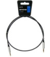 Sinox 3,5mm mini jack kabel. 0,75m. Sort