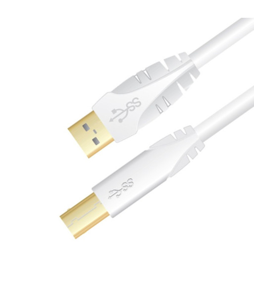 Sinox USB 3.0 printerkabel. 1m. Hvid Sinox USB 3.0 printerkabel. 1m. Hvid