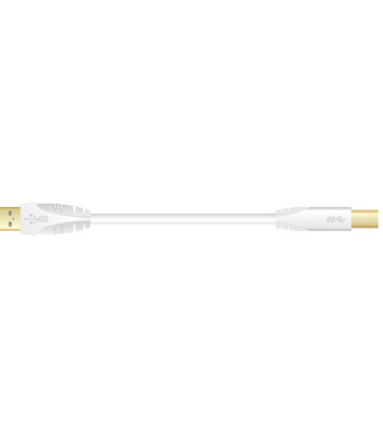 Sinox USB 3.0 printerkabel. 1m. Hvid