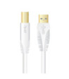 Sinox USB 3.0 printerkabel. 1m. Hvid