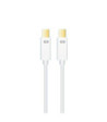 Sinox iMedia Mini DisplayPort kabel. 2m. Hvid