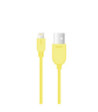 Sinox iMedia Lightning kabel m/original Apple chip. 2m. Gul