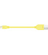 Sinox iMedia Lightning kabel m/original Apple chip. 2m. Gul