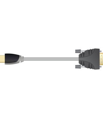 Sinox HDMI til DVI kabel. 5m. Grå/sort