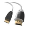 Sinox HDMI til Mini HDMI kabel. 1m. Grå/sort