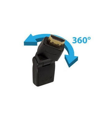 Sinox HDMI kabel m/Ethernet. 1m. Grå/sort